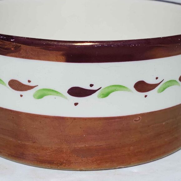 Gray's Pottery Trinket Box Pink Flowers Vintage - Picture 6 of 10